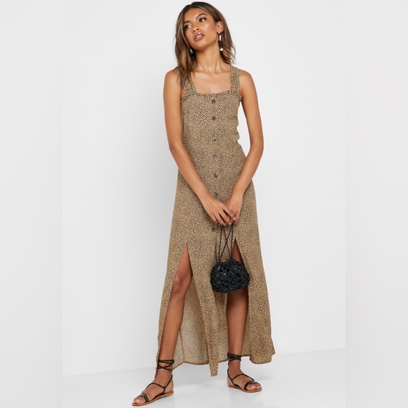 Dex Dresses & Skirts - NWT Dex Front Split Pinafore Dress